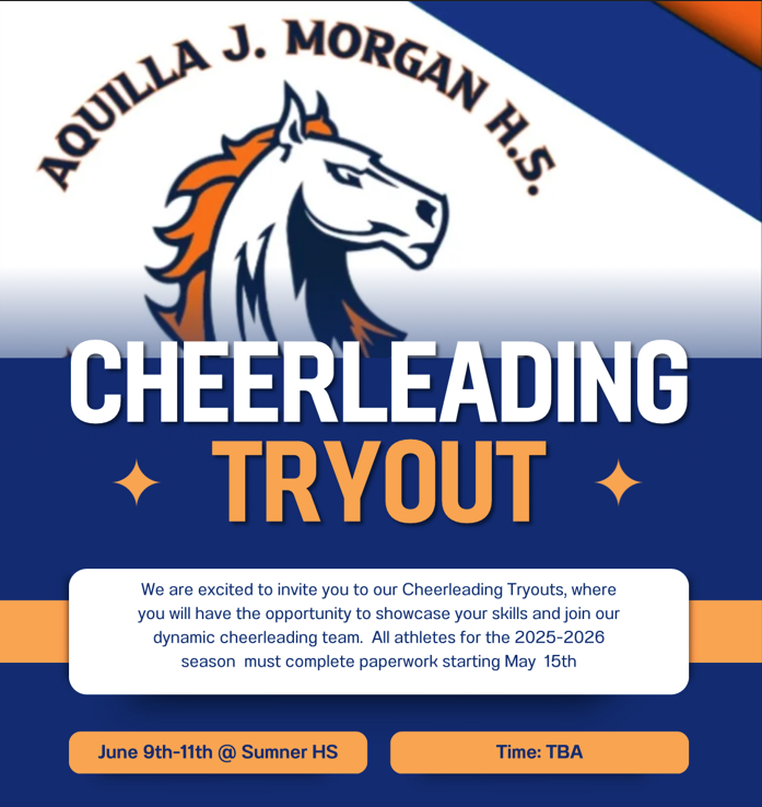 Cheer tryouts will be held at Sumner